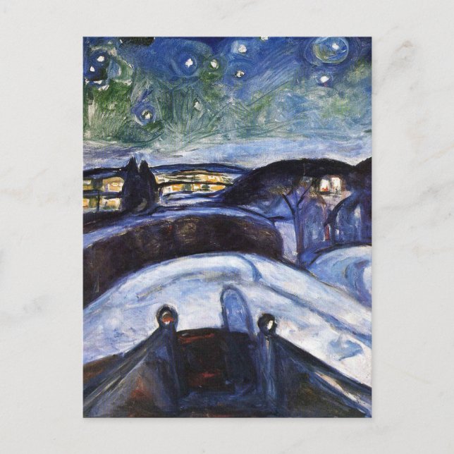Edward Munch Art Painting Postkarte (Vorderseite)