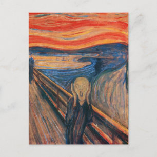 Edward Munch der Schrei Postkarte