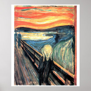 Edward Munch der Screengrafik-Poster Poster