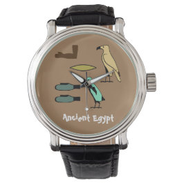 Edward Name in Hieroglyphen-Symbolen des antiken E Armbanduhr