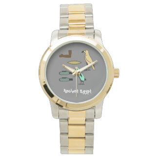 Edward Name in Hieroglyphen-Symbolen des antiken E Armbanduhr