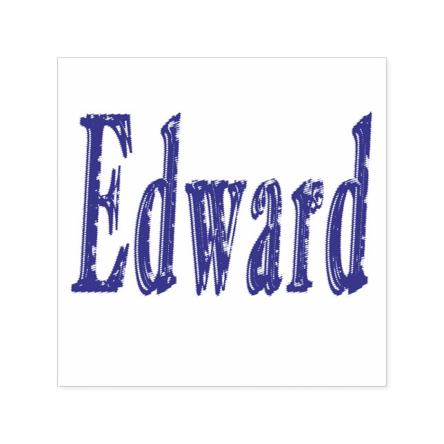 Edward Name Logo, Permastempel (Design)