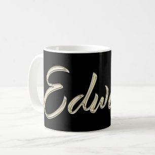 Edward Name whitegold Tasse Teetasse Kaffeetasse
