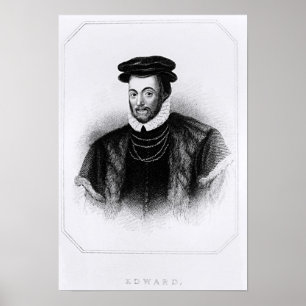 Edward North von 'Lodge's British Portraits' Poster