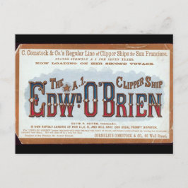 Edward O'Brien Clipper 1900 Postkarte