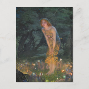 Edward Robert Hughes Midsommer Eve CC1101 Postkarte