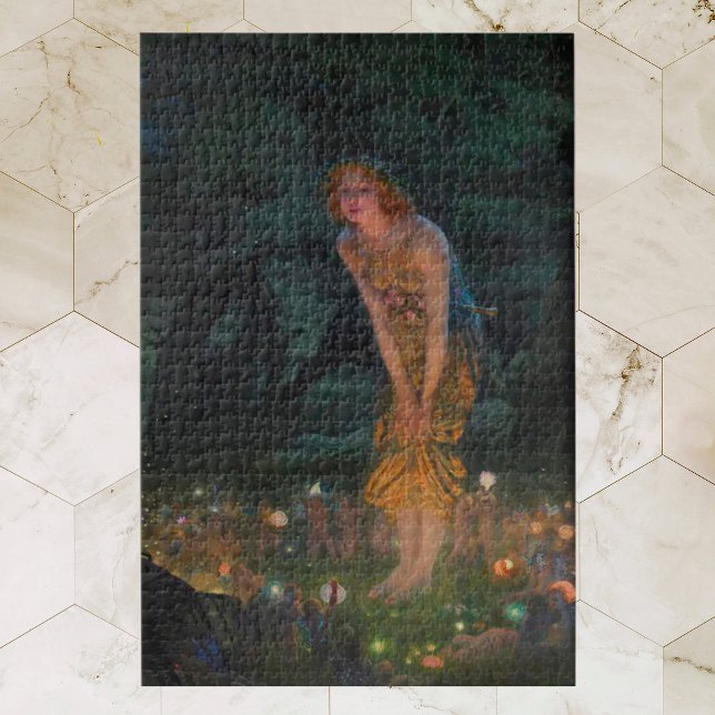 Edward Robert Hughes Midsommer Eve Jigsaw Puzzle (Von Creator hochgeladen)