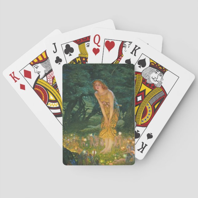 Edward Robert Hughes - Midsommer Eve Spielkarten (Rückseite)