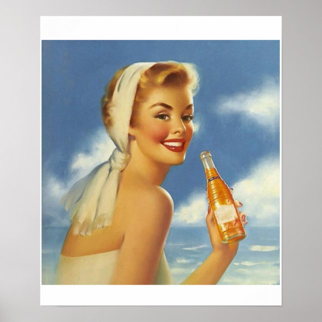 Edward Runci Softdrink ad. Poster (Vorne)