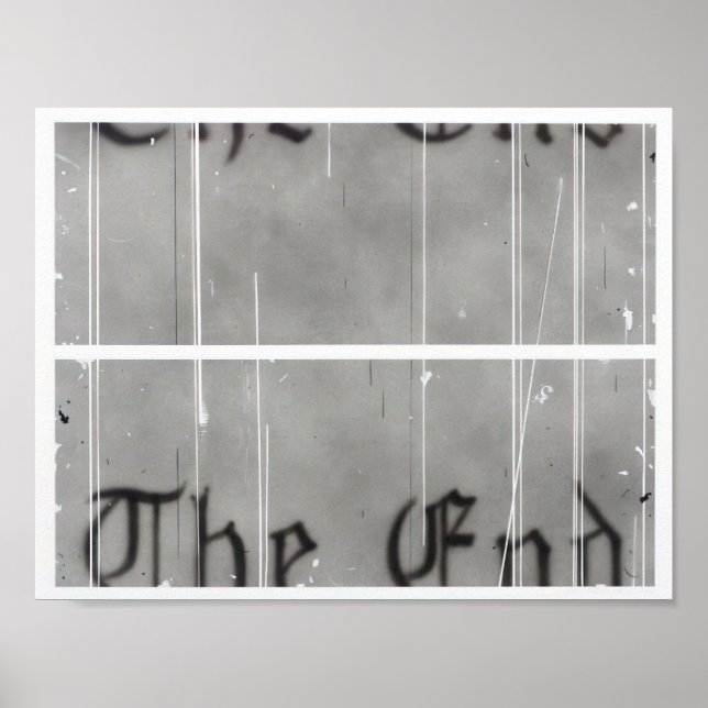 Edward Ruscha - Das Ende #1 - 1993 Poster (Vorne)