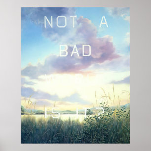 Edward Ruscha - Not A Bad World, Is It - 1984 Poster