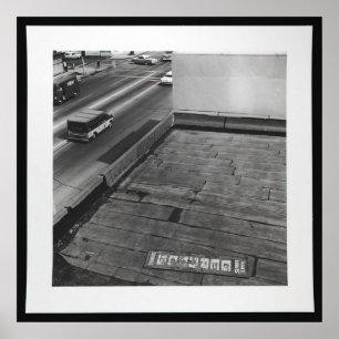 Edward Ruscha - Rooftop (Rooftops-Serie #2) - Pop Poster