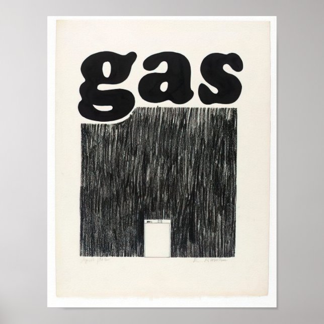 Edward Ruscha - Tankstelle - 1962 Poster (Vorne)