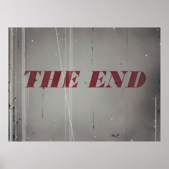 Edward Ruscha - The End - 1997 Poster (Vorne)