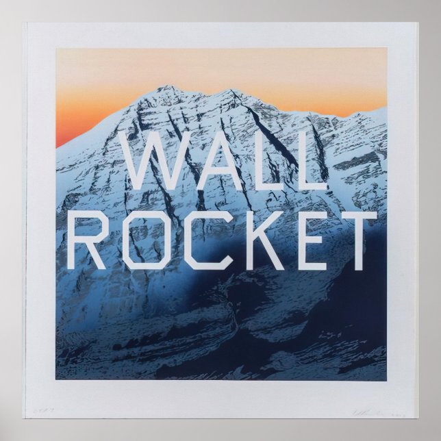 Edward Ruscha - Wall Rocket - 2013 Poster (Vorne)