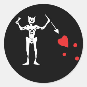 Edward Teach aka Blackbeard Aufkleber