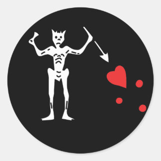 Edward Teach aka Blackbeard Aufkleber