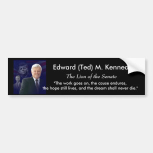 Edward (Ted) Kennedy - in Memorium Autoaufkleber
