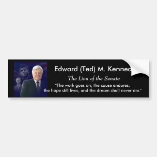 Edward (Ted) Kennedy - in Memorium Autoaufkleber