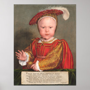 Edward VI. Hans Holbein Fine Art Poster