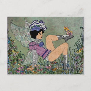 Edwardian Fairy Postkarte