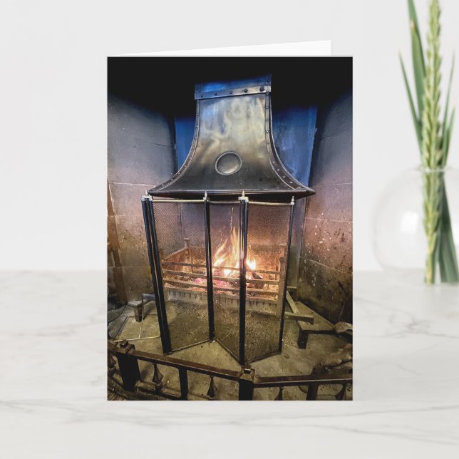 Edwardian Fireplace Karte (Vorderseite)