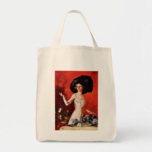 Edwardian Glamour-Mädchen Tragetasche