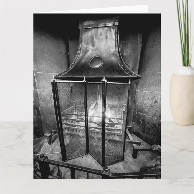Edwardian Mansion Fireplace Karte (Vorderseite)