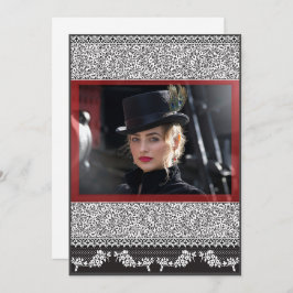 Edwardian Note Card Dankeskarte