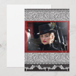 Edwardian Note Card Dankeskarte