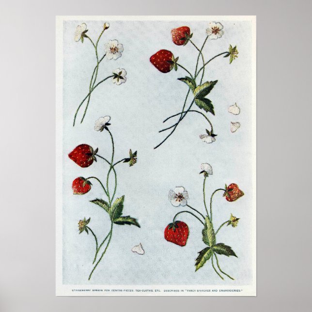 Edwardian Strawberries Poster (Vorne)