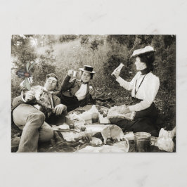 EDWARDIAN ZEITRAUM-PICKNICK-LUSTIGE EINLADUNG