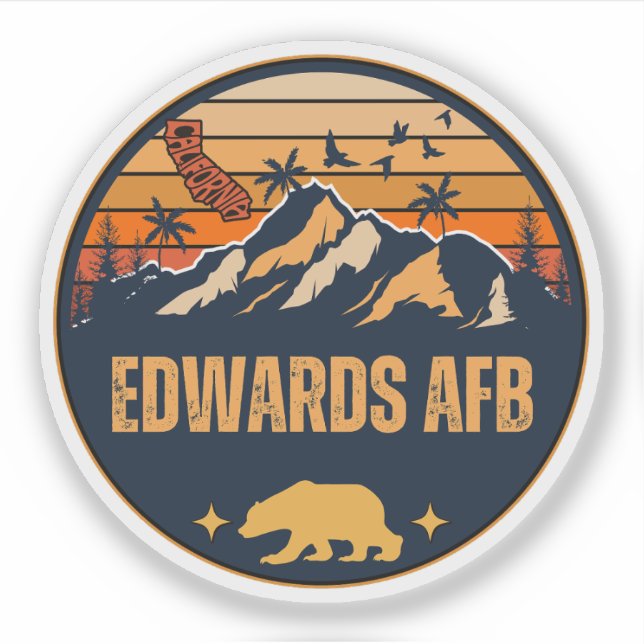 Edwards AFB, Kalifornien Aufkleber (Vorderseite)