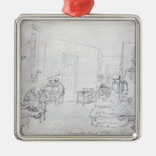 Edwards Bezirk, St Thomas Krankenhaus, London Ornament Aus Metall