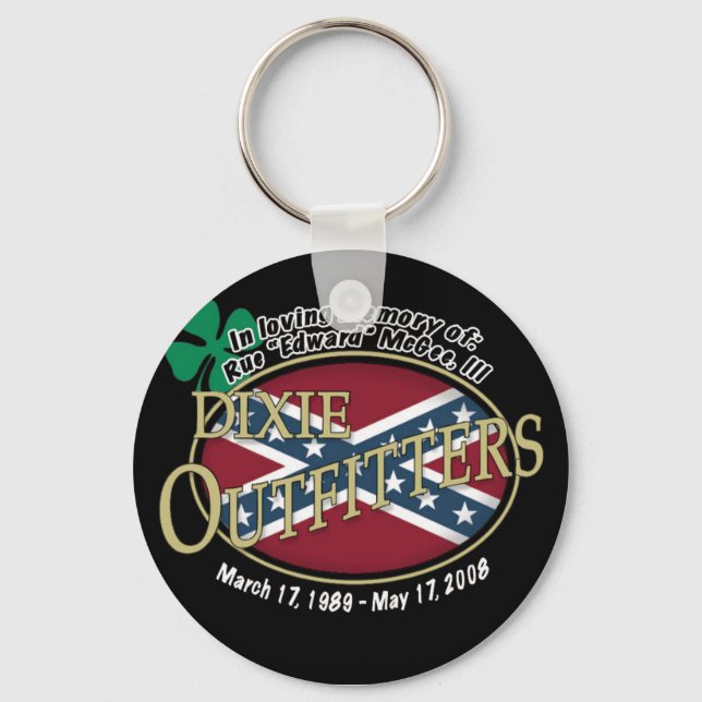 Edwards Dixie Outfitters Gedenkkette Schlüsselanhänger (Vorderseite)