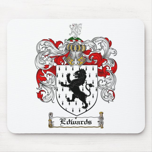 EDWARDS FAMILIENWAPPEN - EDWARDS WAPPEN MOUSEPAD (Vorne)
