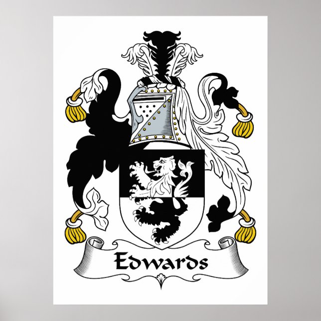 Edwards Familienwappen Poster (Vorne)