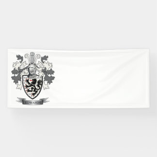 Edwards Familienwappen-Wappen Banner