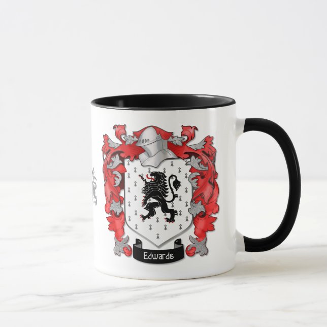 Edwards Family Crest - Wales Tasse (Rechts)