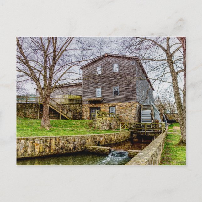 Edwards Mill Postkarte (Vorderseite)