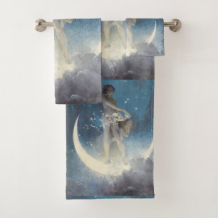Edwin Blashfield Stars Scattering Art Nouveau Badhandtuch Set