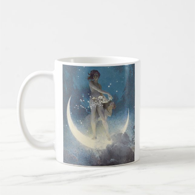 Edwin Blashfield Stars Scattering Art Nouveau Kaffeetasse (Links)
