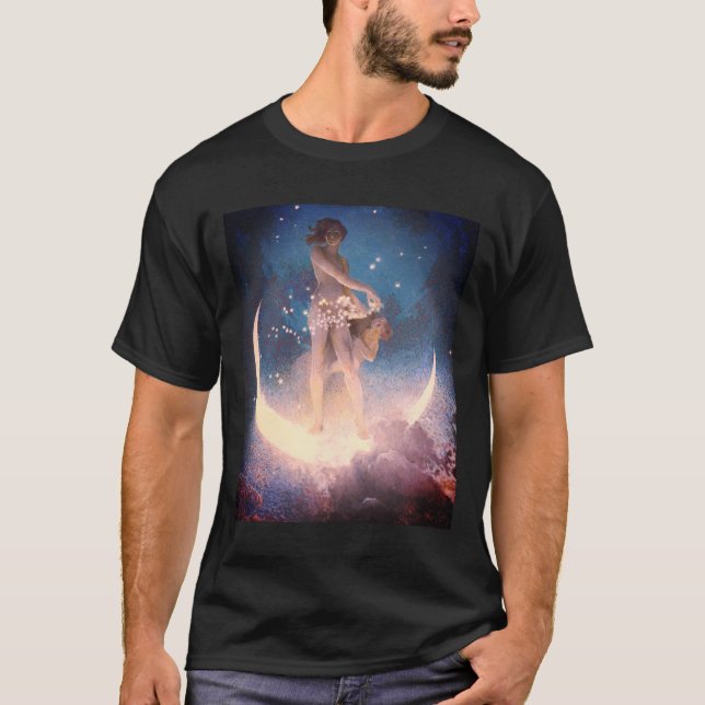 Edwin Blashfield Stars Scattering Art Nouveau T-Shirt (Vorderseite)