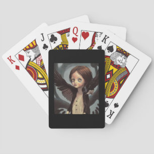 Edwin gothic schwarzer Krähe Grunge Spielkarten