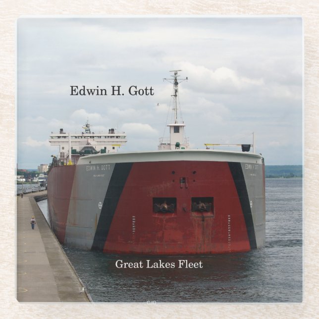 Edwin H. Gott Set von Untersetzer (Vorderseite)