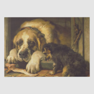 Edwin Henry Landseer Dekoupage der zweifelhaften Seidenpapier