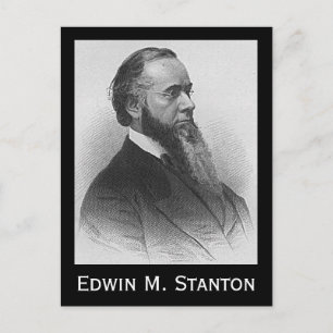 Edwin M. Stanton Postkarte