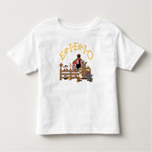 Ee I E I O auf dem Bauernhof Kleinkind T-shirt