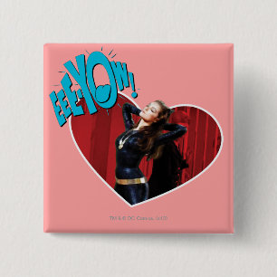 EEE-YOW! Catfrau Button