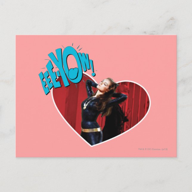 EEE-YOW! Catfrau Postkarte (Vorderseite)